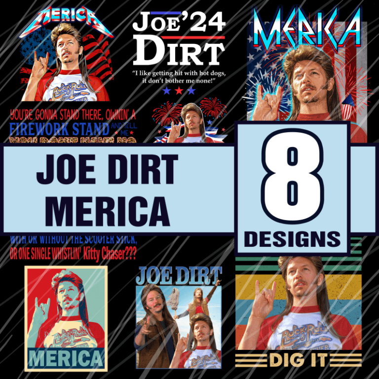 Joe Dirt Png Bundle Th Of July Sublimation Designs Joe Dirt Th Of