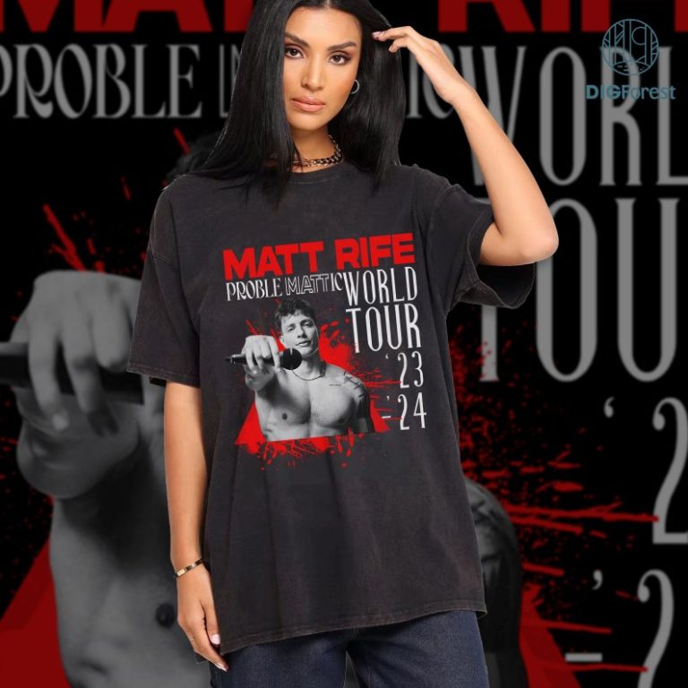 Matt Rife Problemattic Tour Shirt Matt Rife Problemattic Tour Png