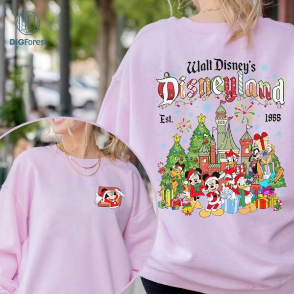 Disney Mickey And Friends Disneyland Christmas Png Mickey Minnie Xmas