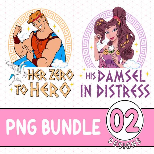 Disney Hercules Couple Bundle His Damsel In Distress Her Zero To Hero