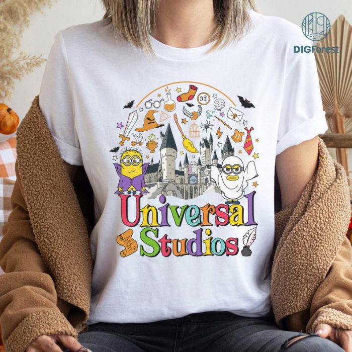 Universal Studios Halloween Png, Universal Shirt, Universal Family Vacation 2024, Family Trip 2024, Universal Vacation Instant Download