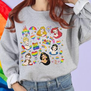 Disney Princess Lgbt Pride Squad Instant Download, Pride Nite 2023 PNG, Lgbt Rainbow, Lgbtq , Gay Lesbian , Ariel, Cinderella, Snow White