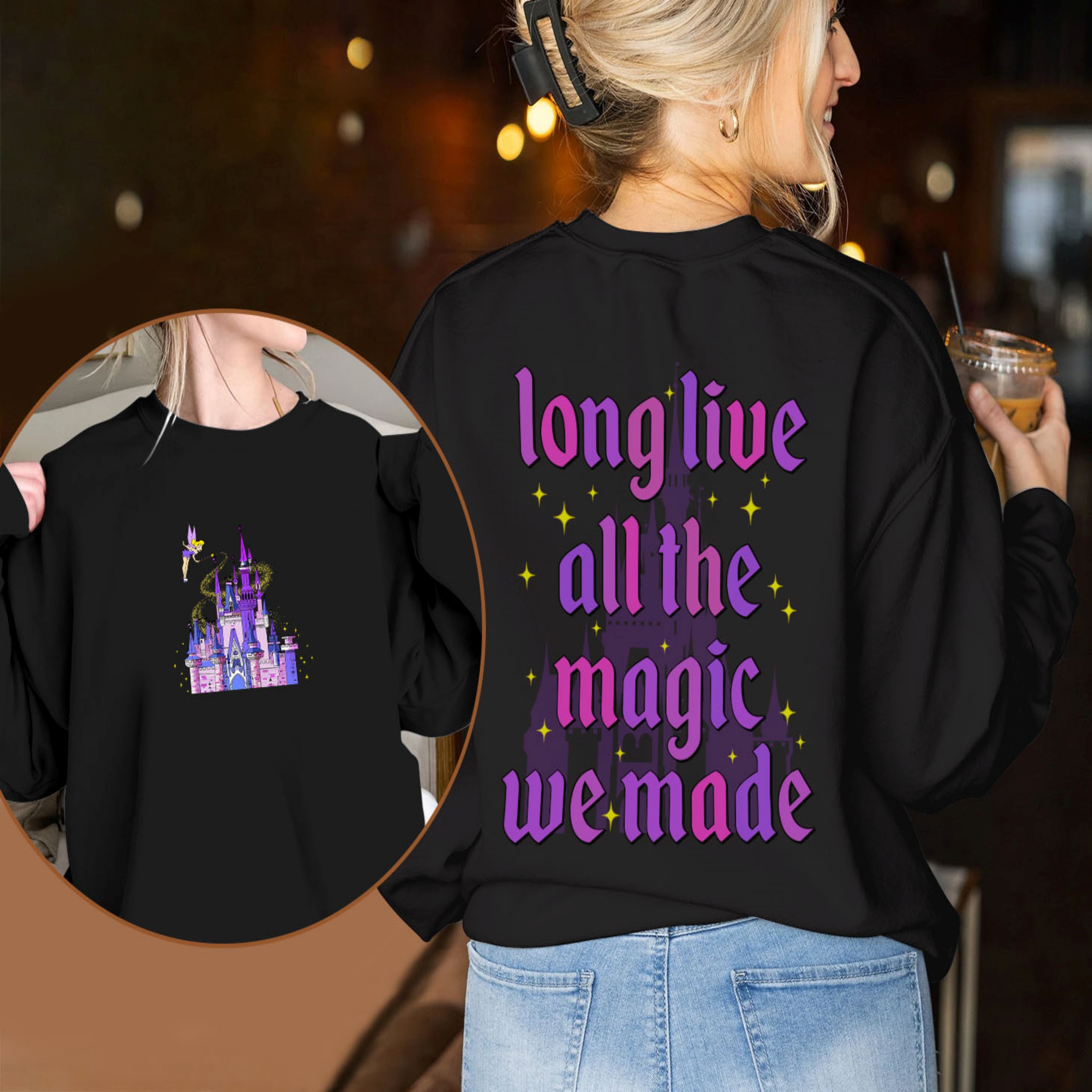 Disney Long Live All The Magic We Made PNG File | All The Magic Instant Download | The 1971 castle | Magic kingdom SVG | Tinker Bell Png File
