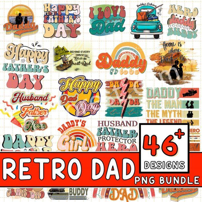 Fathers Day Png Bundle, Dad Png Bundle, Dad Life Png, Best Dad Ever Png, Retro Dad Png, Papa Png, Daddy Png, Gift For Dad, Best Dad Ever Png