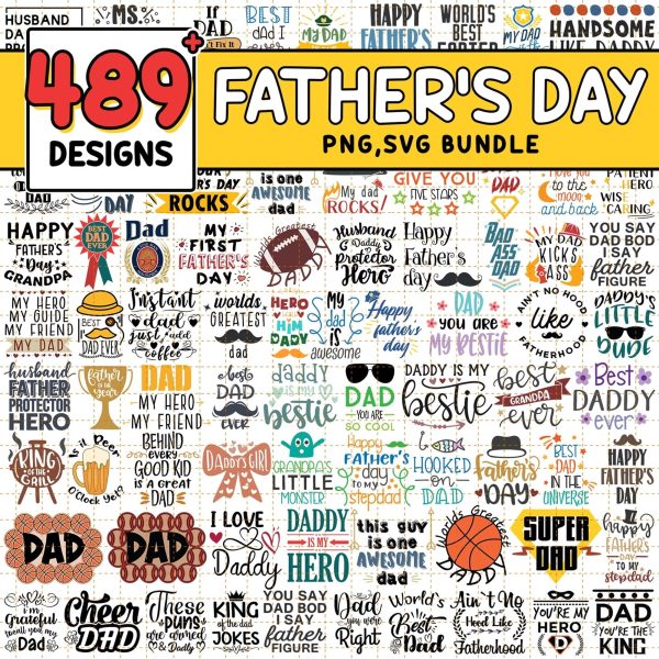 Fathers Day Svg Png Bundle | Daddy Png File | First Father'S Day Svg | Fatherhood Svg | Best Dad Svg | Cool Dad Png | Digital Download