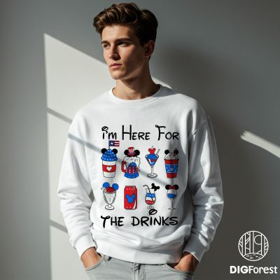 Mickey 4th of July I’m Here for the Drinks PNG | Disney Epcot Sublimation | Fourth of July Instant Download Mickey 4th of July I’m Here for the Drinks PNG | Disney Epcot Sublimation | Fourth of July Instant Download
