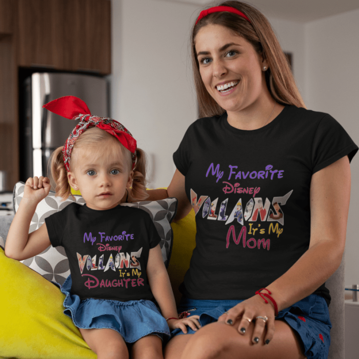 My Favorite Disney Villain Is My Daughter Png File, My Favorite Villain Is My Mom, Mom And Daughter Villain Png, Mother Daughter, Instant Download