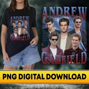 Andrew Garfield Vintage 90s PNG File, Instant Download, Sublimation Designs, Andrew Garfield Homage Vintage Shirt, Gifts For Her