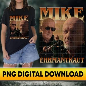 Mike Ehrmantraut Breaking Bad Vintage 90s PNG File, Instant Download, Sublimation Designs, Breaking Bad Homage Vintage, Breaking Bad Movie