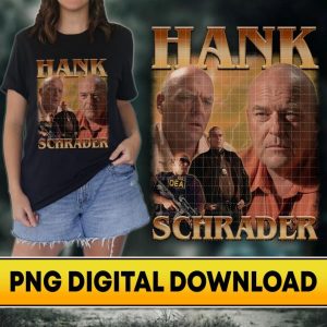Hank Schrader Breaking Bad Vintage 90s PNG File, Instant Download, Sublimation Designs, Breaking Bad Homage Vintage , Breaking Bad Movie