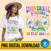 2023 Universal Studios Family Trip PNG File | Family Vacation Digital Download | 2023 Vacation Tee | Universal Studios Group Shirt