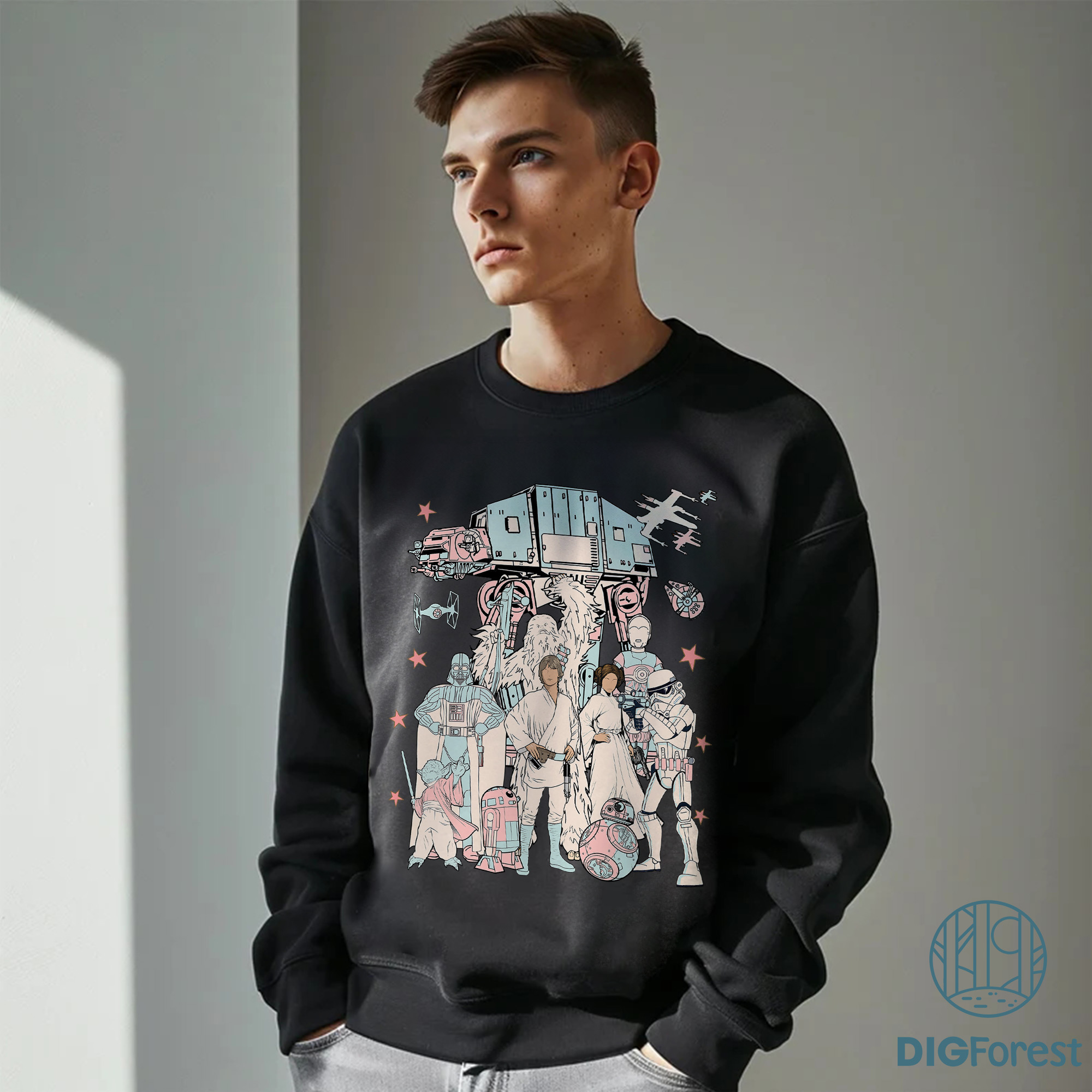 Star Wars PNG File | Vintage Star Wars Characters | Luke Skywalker & Darth Vader | Galaxy’s Edge | May the 4th Design Star Wars PNG File | Vintage Star Wars Characters | Luke Skywalker & Darth Vader | Galaxy’s Edge | May the 4th Design