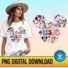 Mickey And Friends 4Th of July Png | Disney Patriotic Tee | Disney Patriotic Shirt | Disney Independence Day Shirt | Disney America Shirt