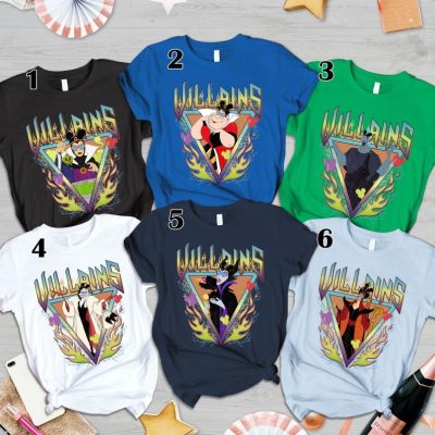 Disney Retro 90S Villains Png , Maleficent, Hades, Evil Queen, Villain Group Matching Tee, Bad Witches Club, Sublimation Design, Cricut Files, Instant Download