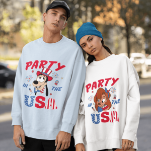 Disney Max And Roxanne 4th Of July Sublimation Designs | Party In The Usa  | Fourth Of July | A Goofy Movie | American Patriotic | Instant Download