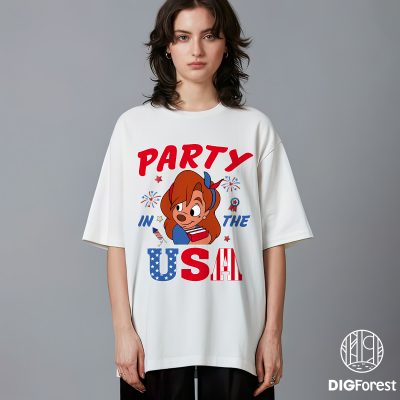 Disney Max & Roxanne 4th of July PNG | A Goofy Movie Patriotic Design | Party in the USA | Instant Download Max & Roxanne 4th of July PNG | A Goofy Movie Patriotic Design | Party in the USA | Instant Download