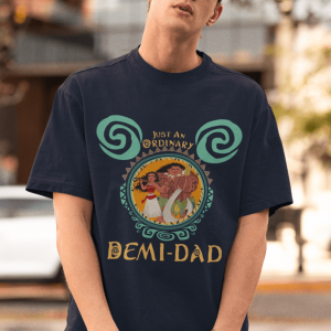 Disney Just An Ordinary Demi Dad Png Files | Maui Shirt For Dad | Moana Maui Mickey Ears | Father's Day Png | Demi Dad Tee | Dad Instant Download