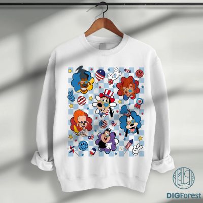 Goofy Movie 4th of July PNG | Max, Roxanne & Powerline | Checkered Independence Day 2025 | A Goofy Movie PNG Goofy Movie 4th of July PNG | Max, Roxanne & Powerline | Checkered Independence Day 2025 | A Goofy Movie PNG