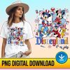 Disney Mickey And Friends 4th Of July Instant Download | Independence Day | 4th Of July PNG | Mickey Minnie America PNG File | America 1776