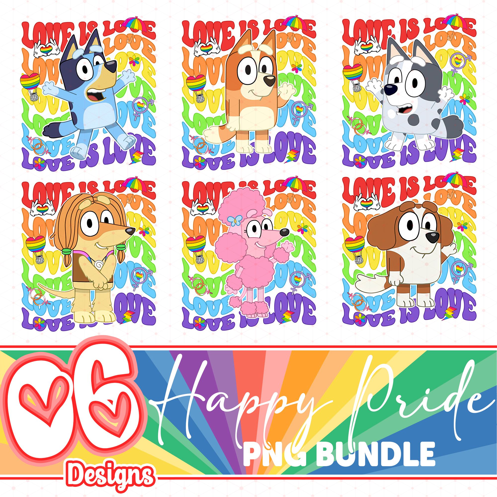 Bluey Pride Love Is Love PNG Bundle, Bluey LGBT Pride Download, Pride Nite 2025 Clipart, Pride Month Bluey Bingo, Heeler Family Digital Set Bluey Pride Love Is Love PNG Bundle, Bluey LGBT Pride Download, Pride Nite 2025 Clipart, Pride Month Bluey Bingo, Heeler Family Digital Set