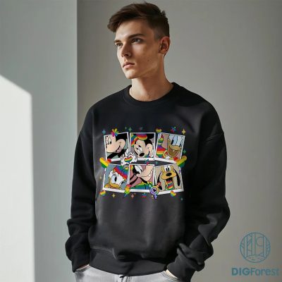 Disney Mickey & Friends LGBT Pride PNG, Rainbow Polaroid Disney Pride, Gay Pride Sublimation, Mickey Pride Cricut File Disney Mickey & Friends LGBT Pride PNG, Rainbow Polaroid Disney Pride, Gay Pride Sublimation, Mickey Pride Cricut File