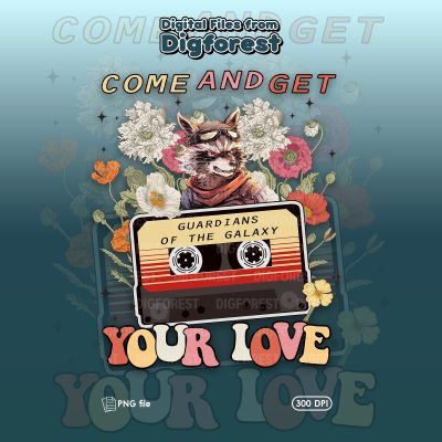 Rocket Raccoon PNG File | Guardians of the Galaxy Shirt | Rocket & Friends PNG | Lylla Floor Teefs PNG