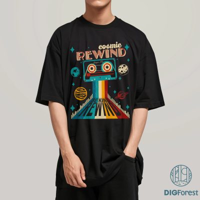 Guardians of the Galaxy Vol. 3 Shirt – EPCOT Cosmic Rewind Tee, Star-Lord Gamora Rocket Groot MCU Superhero Shirt, Rocket & Friends Gift