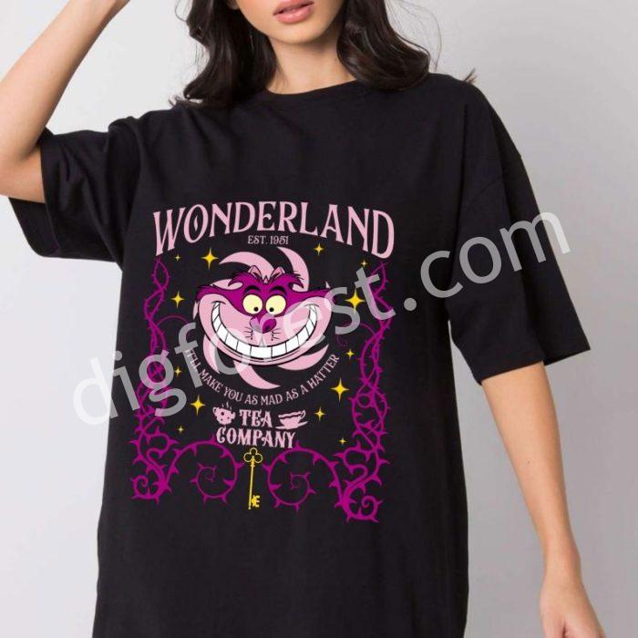 Disney Cheshire Cat Alice In Wonderland PNG, Mad Hatter, Alice Tea Party, We're All Mad Here, Cheshire Cat PNG, Cricut Cut Files, Sublimation Print