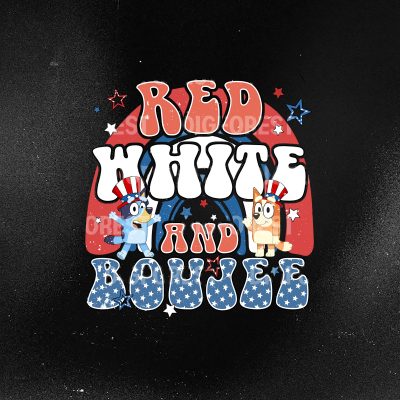 Bluey 4th of July Shirt – Bluey Bingo Bandit Family Tee, American Independence Day Shirt, Patriotic Bluey Celebration Outfit