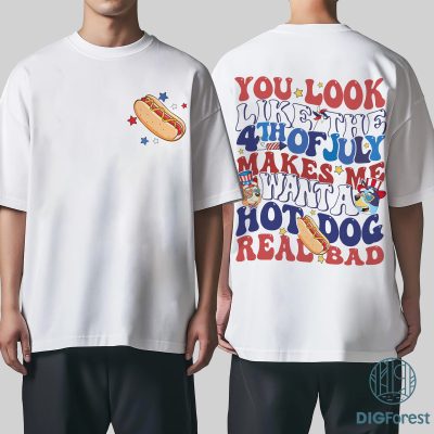 Bluey American 4th of July Shirt – Bluey Bingo Bandit Family Tee, Patriotic Independence Day Shirt, Bluey USA Celebration Outfit