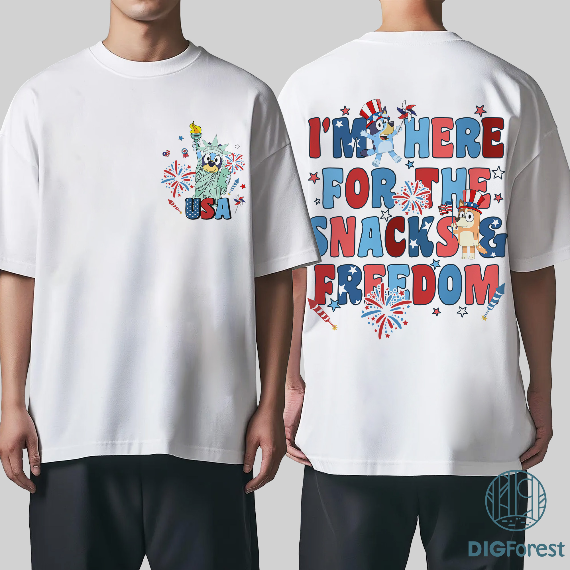 Bluey 4th of July Shirt – Red White and Bluey Tee, Bluey and Bingo Independence Day Shirt, Heeler Family Patriotic Outfit Bluey 4th of July Shirt – Red White and Bluey Tee, Bluey and Bingo Independence Day Shirt, Heeler Family Patriotic Outfit