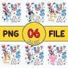 Bluey 4Th Of July Png Bundle | Bluey Family 4Th Of July Sublimation | Red White And Bluey | American Usa Flag Png | Instant Digital Download