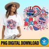 Disney Stitch And Angel America 4th Of July PNG | Fourth Of July Sublimation | Lilo And Stitch 4th Of July | Magic Kingdom | Instant Download