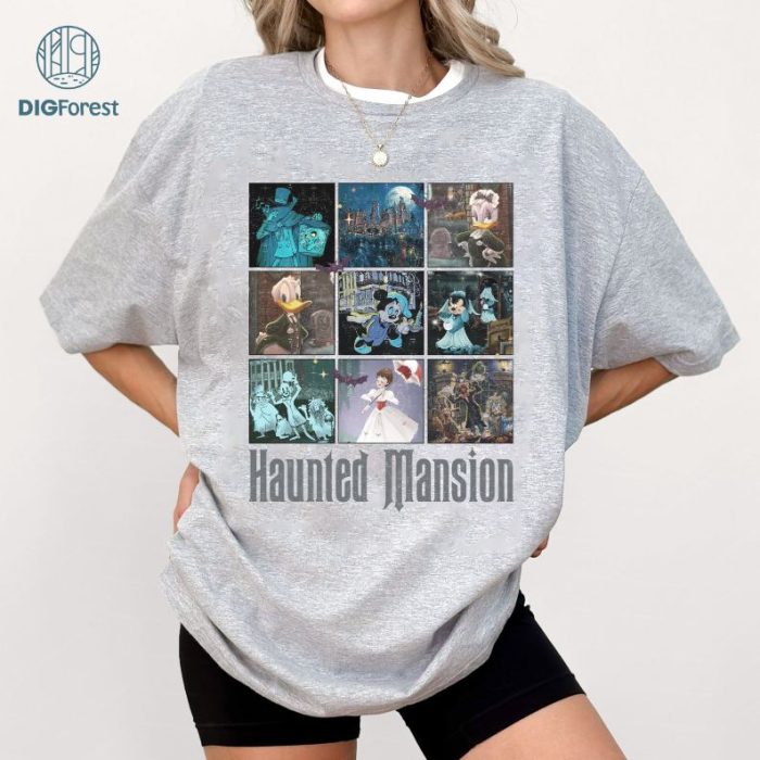 Disney The Haunted Mansion Png, Haunted Mansion Digital Download, Mickey Minnie Halloween Png, Mickeys Not So Scary, Spooky Halloween 2024 Shirt