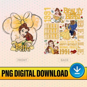 Disney Beauty And The Beast Png | Tale As Old As Time | Beauty And The Beast Shirt | Belle Shirt | Belle Princess Shirt | Disneyland Trip Instant Download