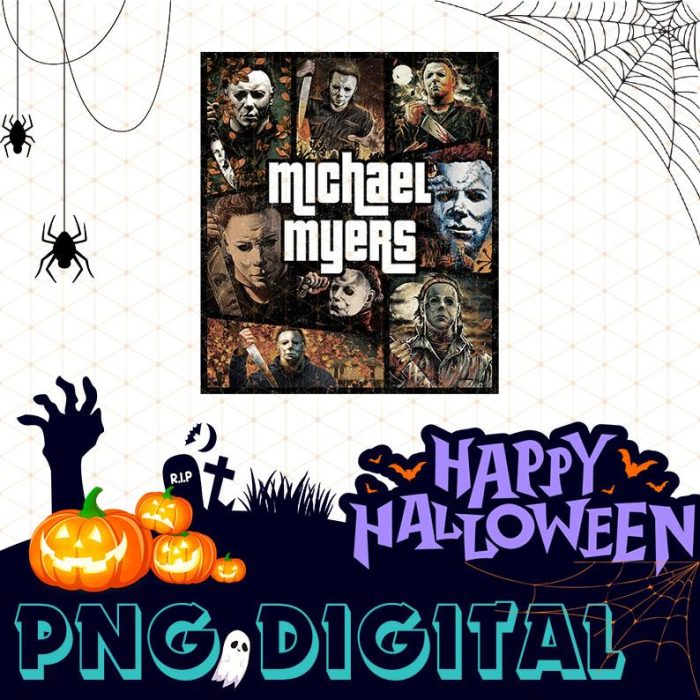 Michael Myers Halloween Png | Horror Movie Sublimation Design | Michael Myers Gta Style | Trick Or Treat | Horror Halloween Digital Download