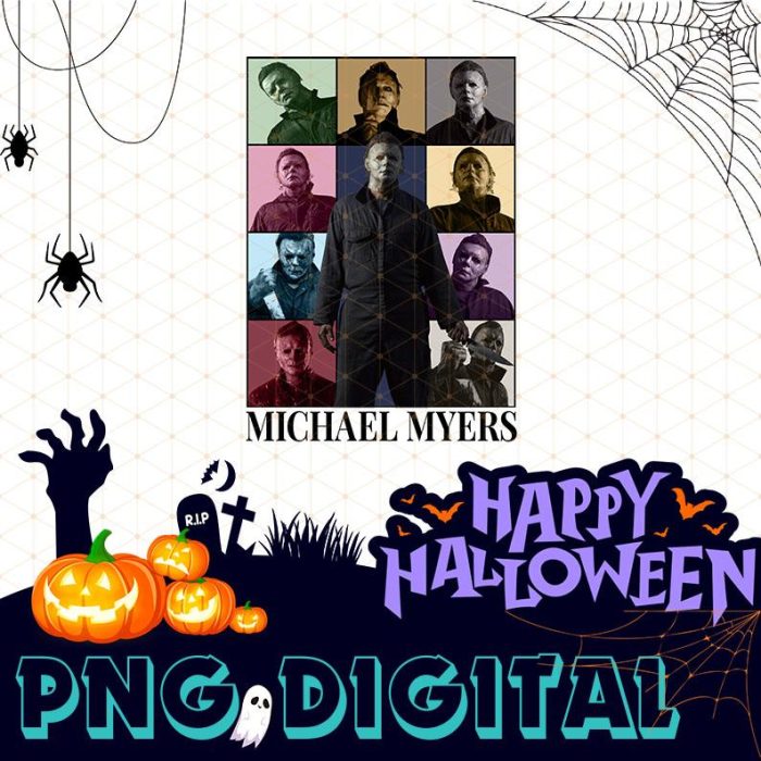 Michael Myers Eras Style Png | Horror Movie Digital Download | Michael Myers Halloween Png | Michael Myers Sublimation Design | Cricut Files