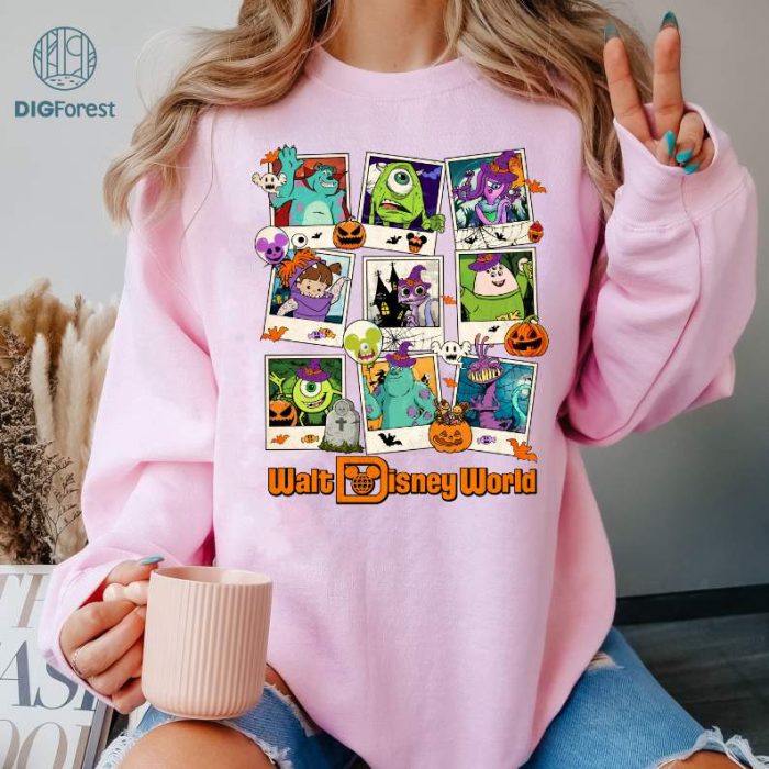 Disney Monsters Incs Halloween Digital Download | Monster Inc Png | Mike Wazowski | Mickey's Not So Scary Halloween | Halloween Sublimation Designs