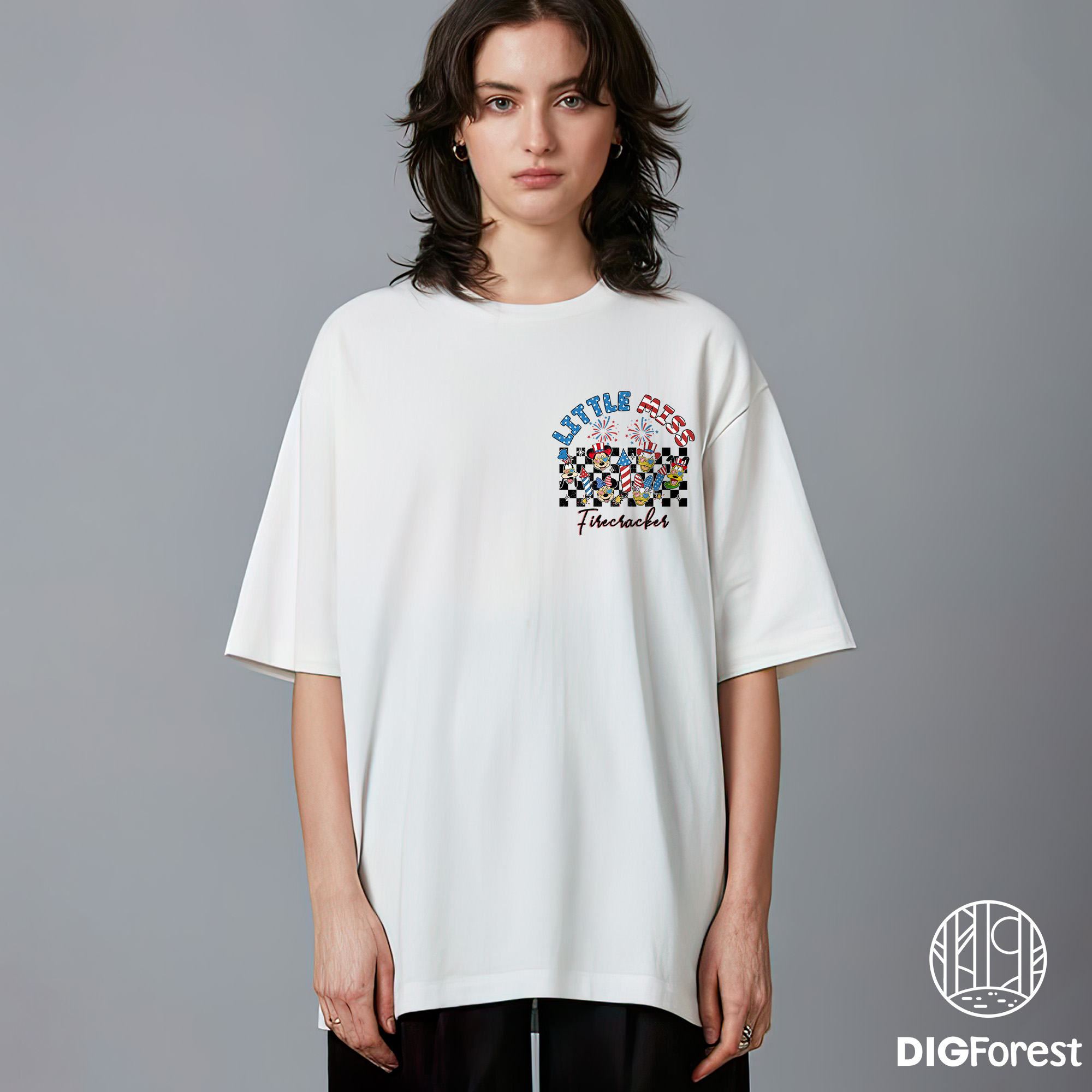 Disney Mickey & Friends Little Miss Firecracker PNG | Groovy 4th of July Shirt | Disneyland American Girl Design Disney Mickey & Friends Little Miss Firecracker PNG | Groovy 4th of July Shirt | Disneyland American Girl Design