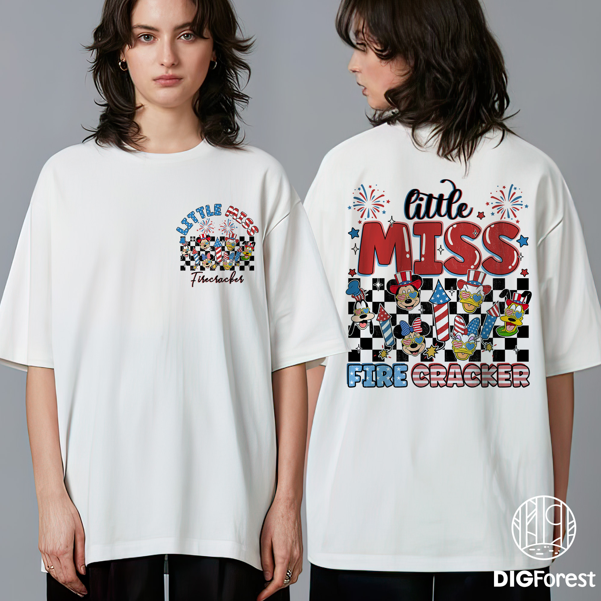 Disney Mickey & Friends Little Miss Firecracker PNG | Groovy 4th of July Shirt | Disneyland American Girl Design Disney Mickey & Friends Little Miss Firecracker PNG | Groovy 4th of July Shirt | Disneyland American Girl Design