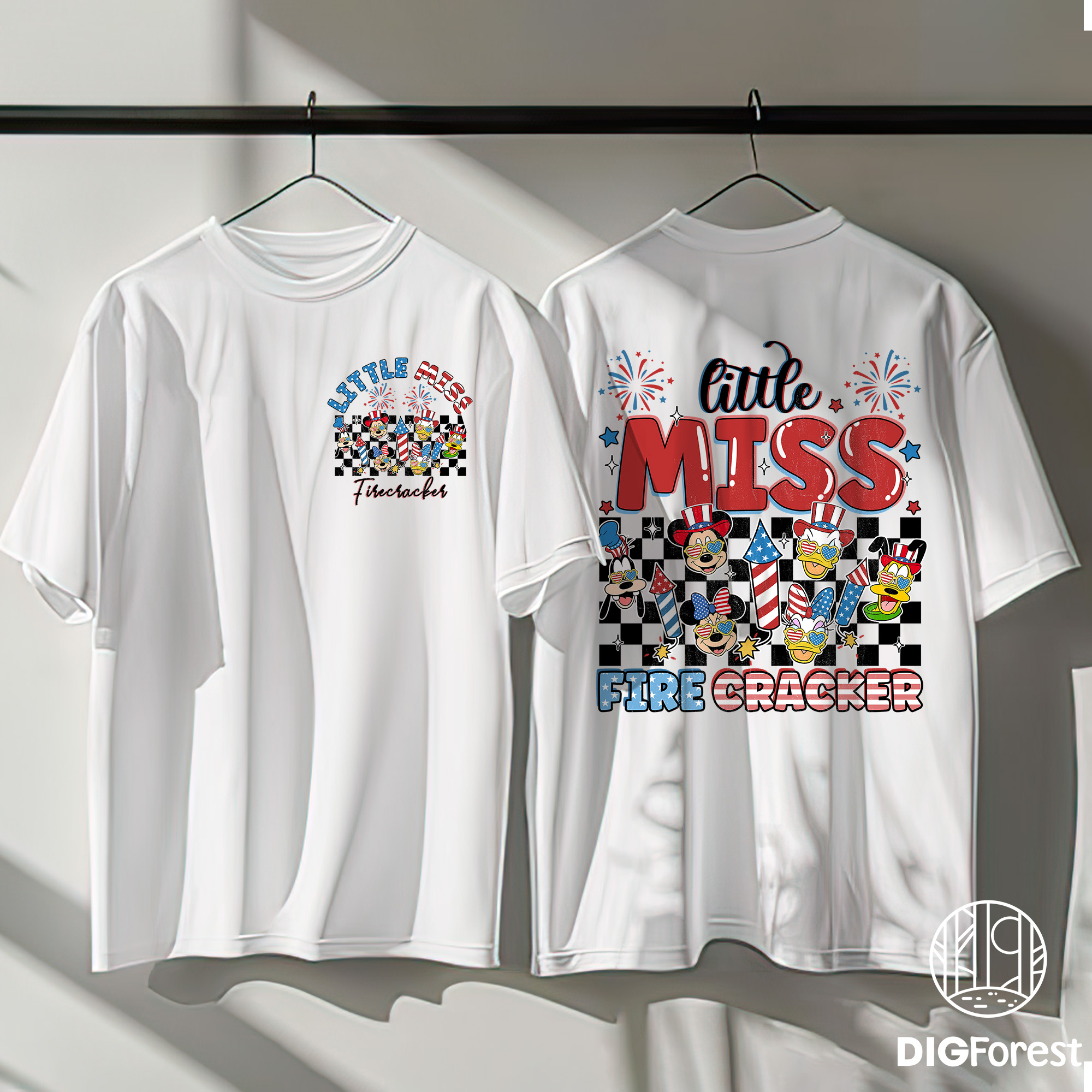 Disney Mickey & Friends Little Miss Firecracker PNG | Groovy 4th of July Shirt | Disneyland American Girl Design Disney Mickey & Friends Little Miss Firecracker PNG | Groovy 4th of July Shirt | Disneyland American Girl Design