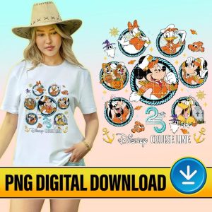 Disney Mickey and friends cruise Halloween Png, Cruise Line 25th Silver Anniversary At Sea Halloween Shirt, Halloween On The High Seas shirts