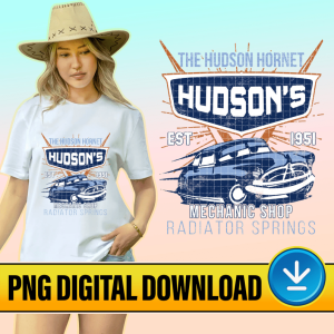 Disney Doc Hudson Hornet PNG | Cars Pixar Sublimation Designs | Cars Birthday | Lightning Mcqueen | Cars Movie Shirt | WDW Trip | Instant Download
