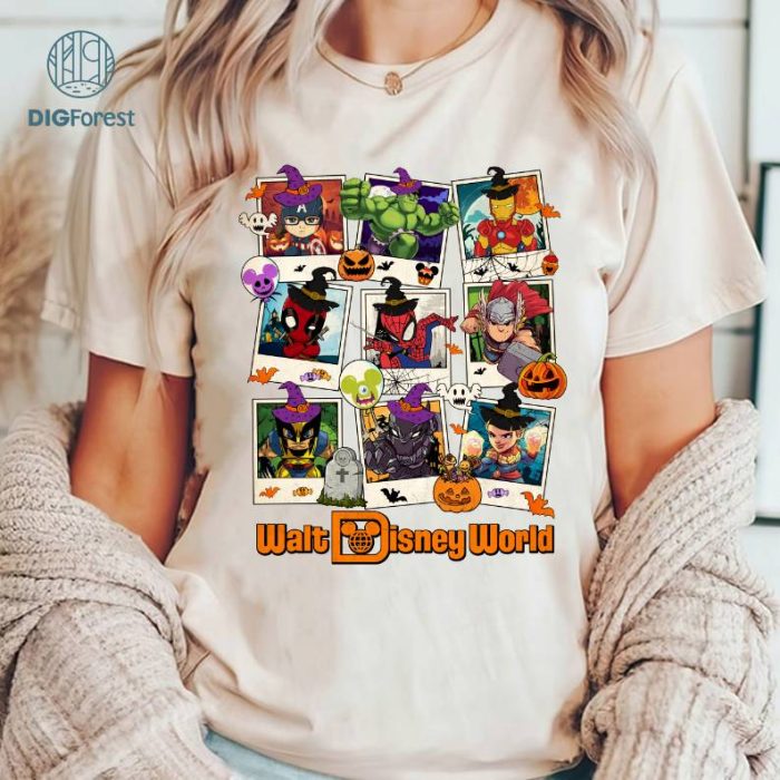 Avengers Superhero Halloween Png, Avengers Sublimation Designs, Walt Disneyworld Trip, Halloween Trip, Halloween Family, Instant Download