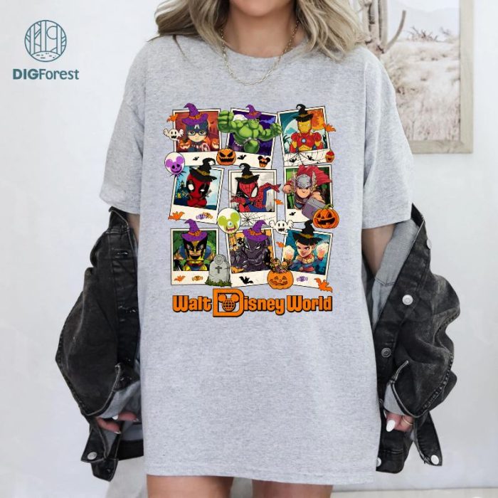 Avengers Superhero Halloween Png, Avengers Sublimation Designs, Walt Disneyworld Trip, Halloween Trip, Halloween Family, Instant Download