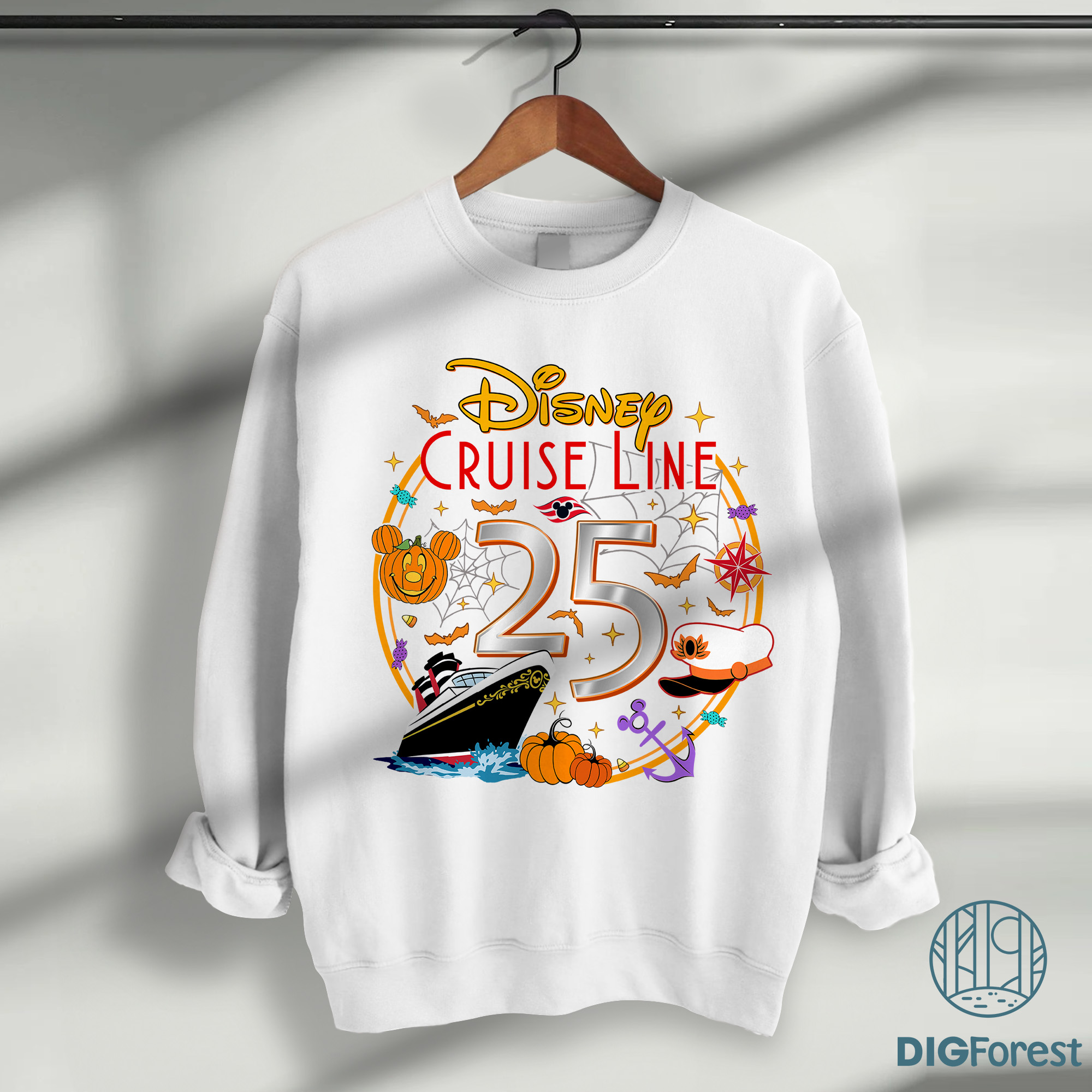 Disney Halloween on the High Seas PNG, Halloween Cruise Shirt, Family Matching 25th Anniversary Design Disney Halloween on the High Seas PNG, Halloween Cruise Shirt, Family Matching 25th Anniversary Design