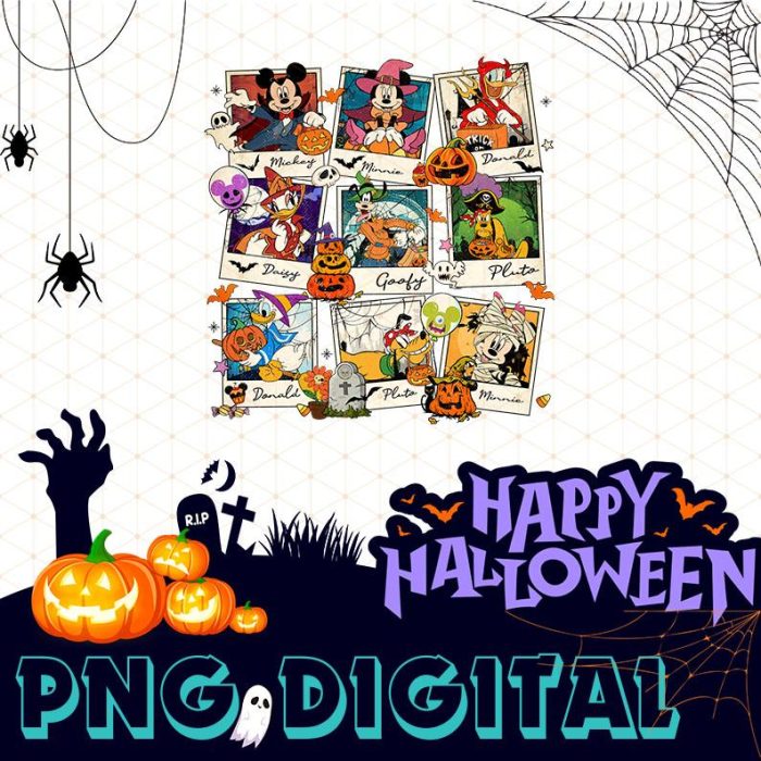 Disney Mickey And Friends Halloween 2023 Digital Download | Mickey's Not So Scary Halloween Party | Halloween Sublimation Designs | Trick Or Treat