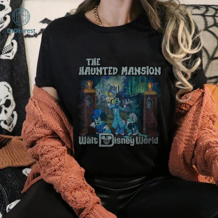 Disney Vintage The Haunted Mansion Png | Tower of Terror Ride Shirt | Disneyland Halloween Shirt | Stretching Room Shirt | Disneyland Trip Tee