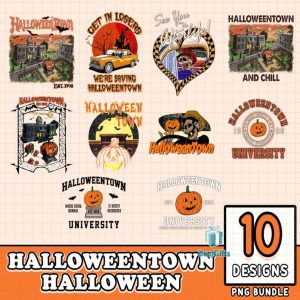Halloweentown Bundle Png | Halloweentown And Chill Png | Halloween Gifts Pumpkin | Halloween Town School Halloween Digital Download