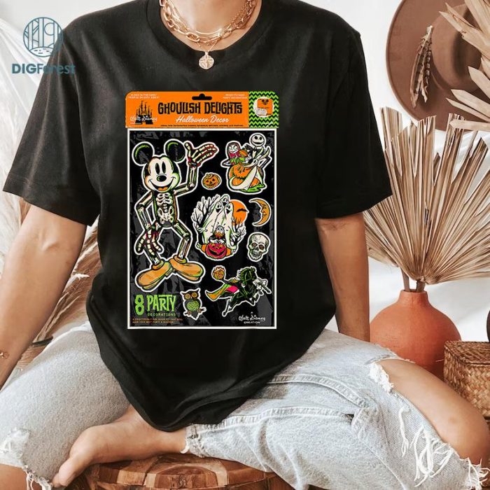 Disney Mickey Mouse Halloween Png File, Vintage Mickey Minnie Matching Shirt, Mickey Halloween Png, Vacation Trip, Disneyland 100 Mickey Halloween